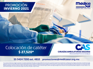 Colocacin de catter CAS Invierno 2021