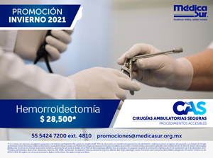 Hemorroidectoma CAS Invierno 2021