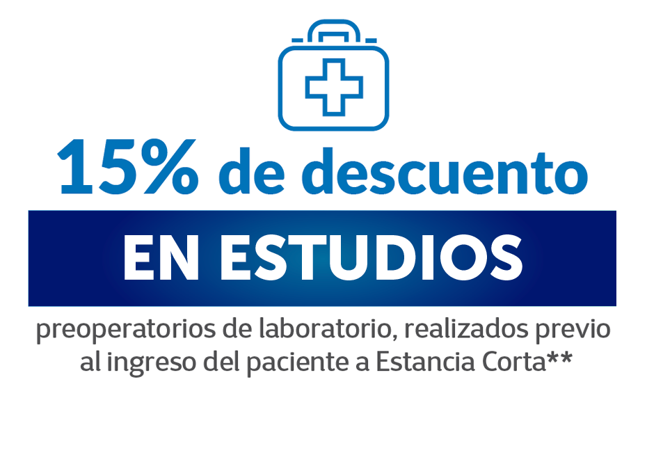 15% de descuento en estudios