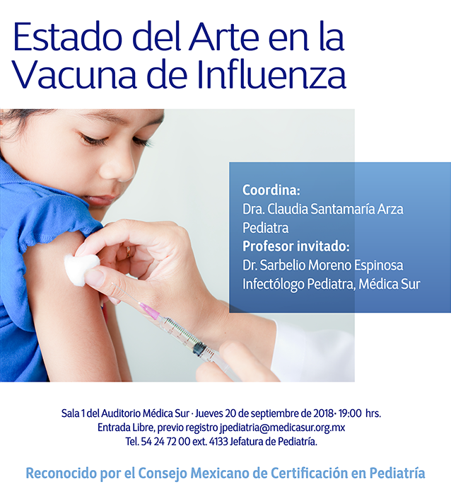 Cartel del evento Simposio Mensual de Pediatria